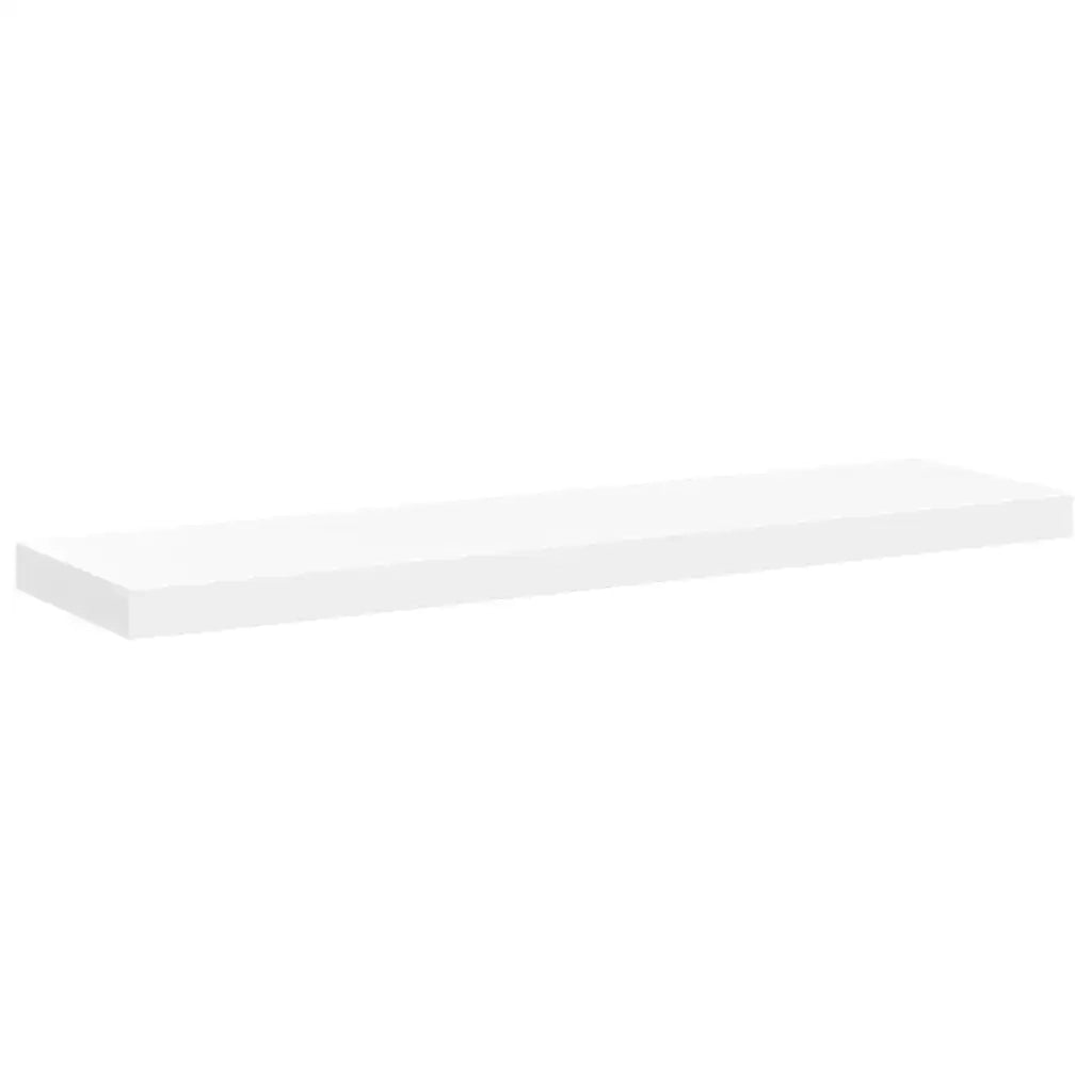 Scaffali a Parete 2 pz Bianchi 90x23,5x3,8 cm in MDF cod mxl 47161