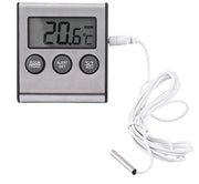 Termometro di Raffreddamento Digitale - Display LCD Grande - Allarme per Temperatura Alta e Bassa - Misurazioni Precise - Misuratore di Temperatura