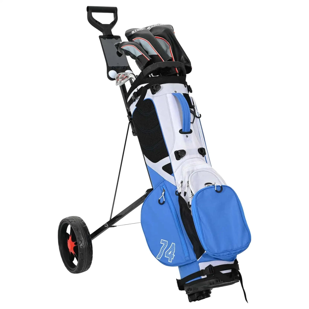 Carrello da golf Nero 66 x 65 x 112 cm Ferro CFW5267414