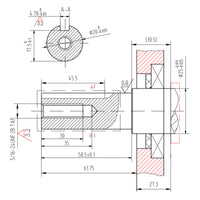 LIFAN KP230E Motore a benzina 20mm con 6,5 CV a 1 cilindro per piastre vibranti e macchine edili