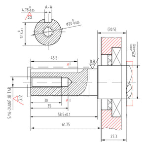 LIFAN KP230E Motore a benzina 20mm con 6,5 CV a 1 cilindro per piastre vibranti e macchine edili