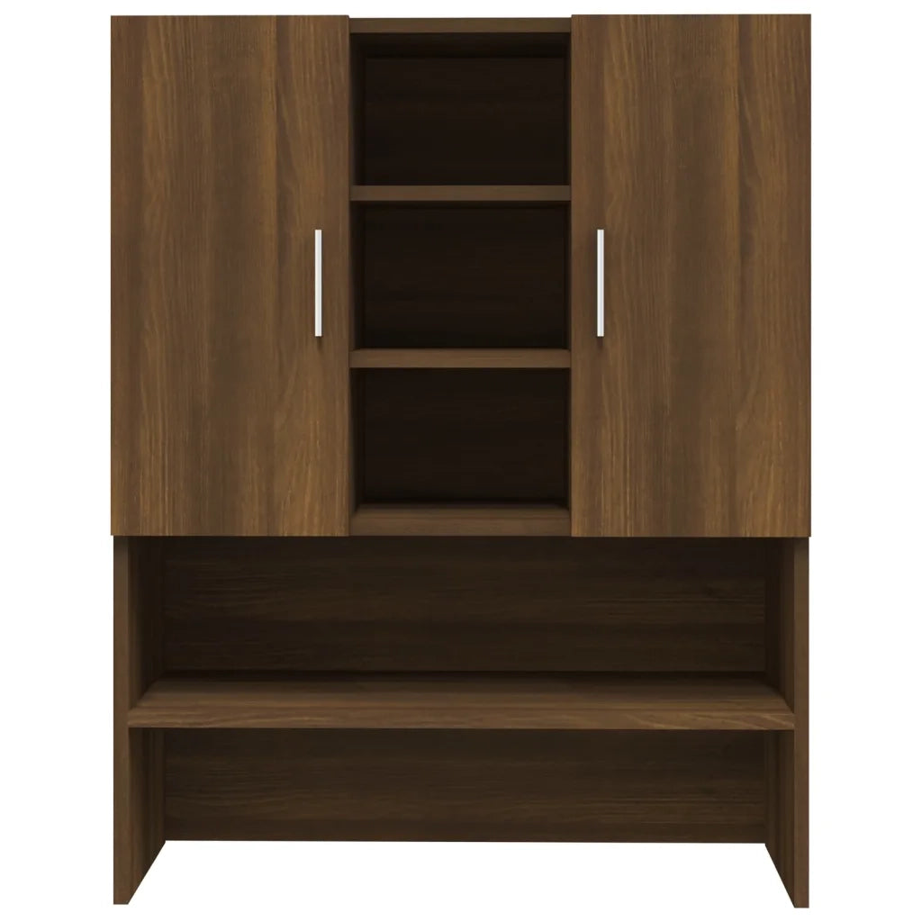 Mobile per Lavatrice Rovere Marrone 70,5x25,5x90 cm CFW9588645