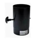 Serie arredo 20 10 nero tubo con valvola d.120