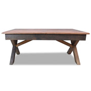 Tavolino in Legno Massello di Recupero Misto 110x60x45 cm 244492