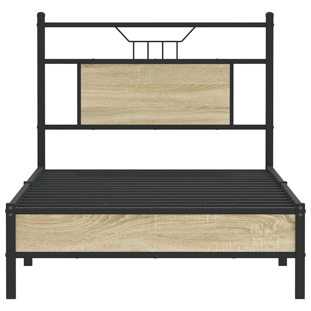 Giroletto senza Materasso Rovere Sonoma 90x190 cm in Truciolato 4106936
