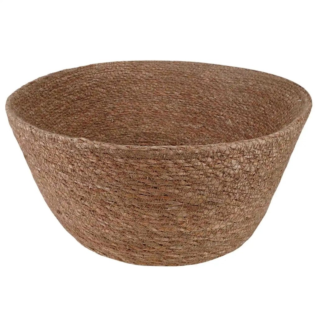 Vaso da fiori con manici 2 pcs Naturale Ø 32 x 32 cm