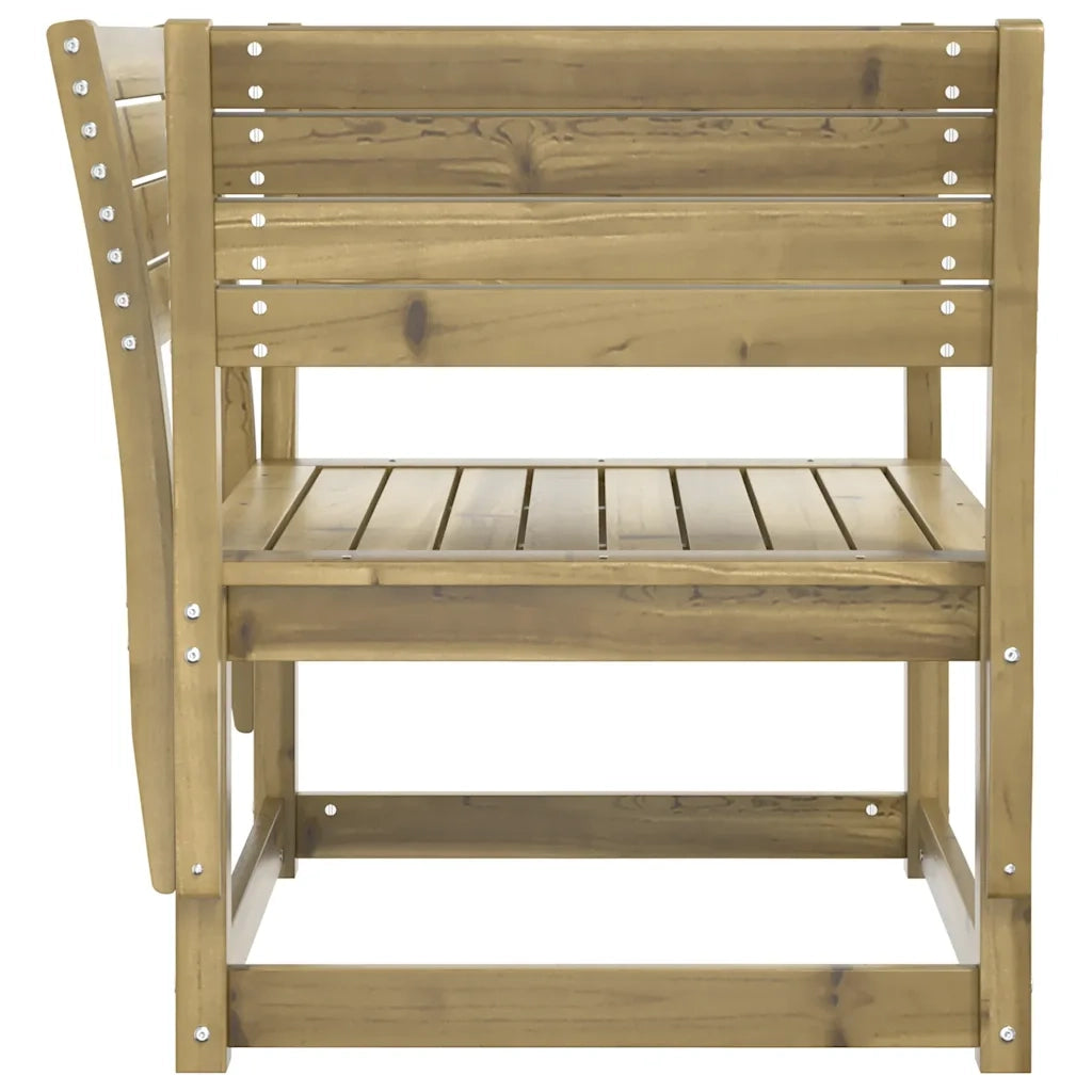 Sedia da Giardino in Legno di Pino Impregnato CFW3554653