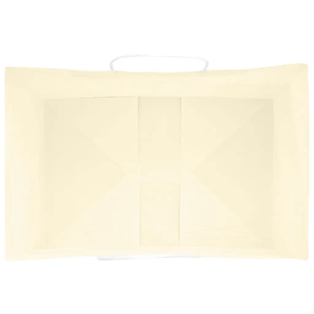 Sacchetti di Carta 250 pz con Manici Gialli 32x22x24 cm 4101791