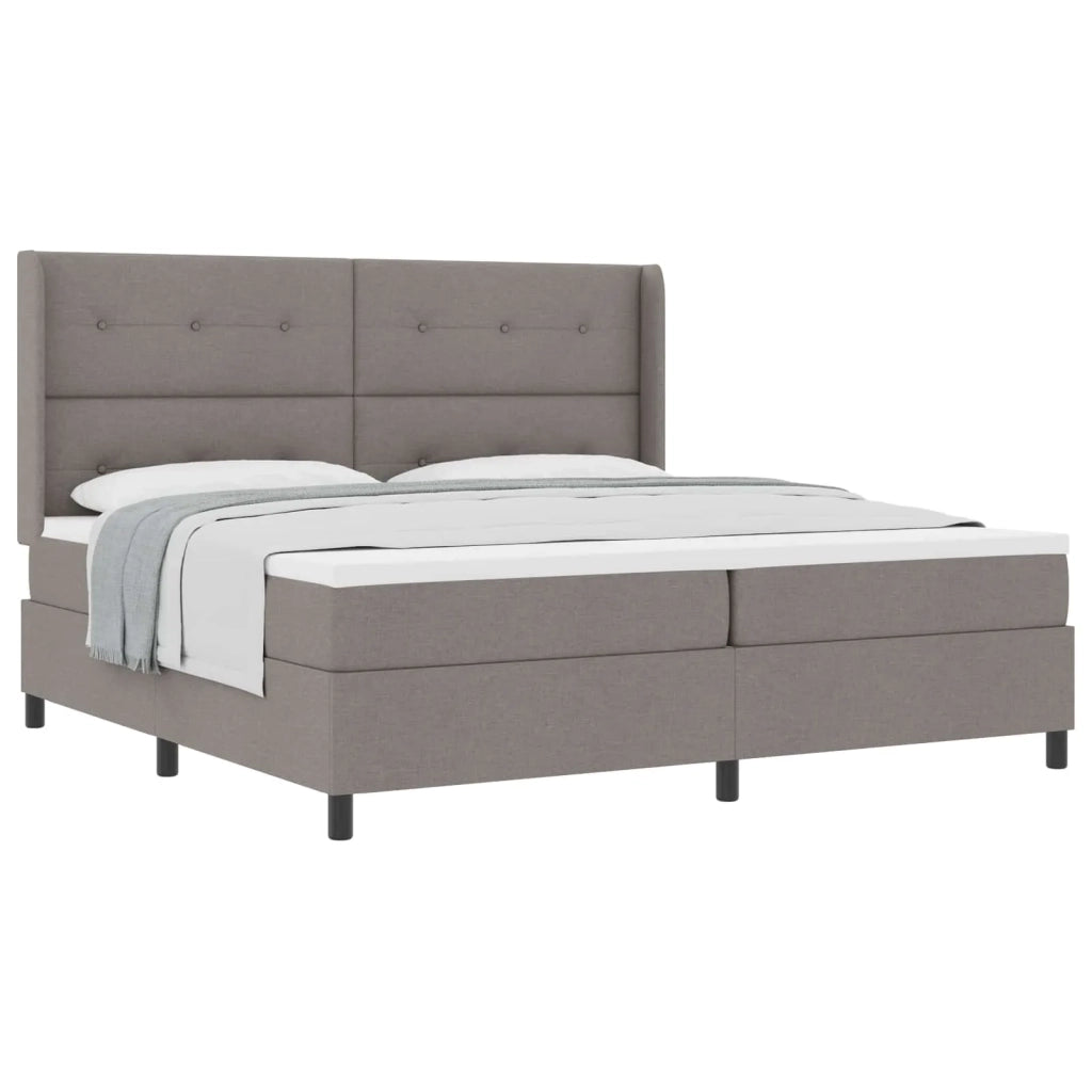 Letto a molle con materasso Talpa 200 x 200 cm Tessuto 3341669