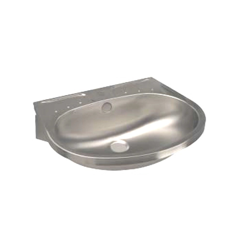 Lavabo a conchiglia completo di staffa