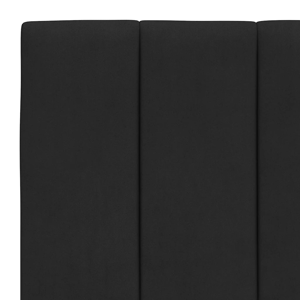 Cuscino Testiera Hanko Nero 80 cm in Velluto CFW1580368