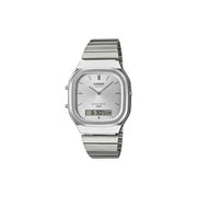 Orologio casio aq 240e 7aef vintage silver