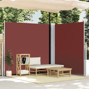 Tenda da Sole Laterale Retrattile Marrone 220x600 cm