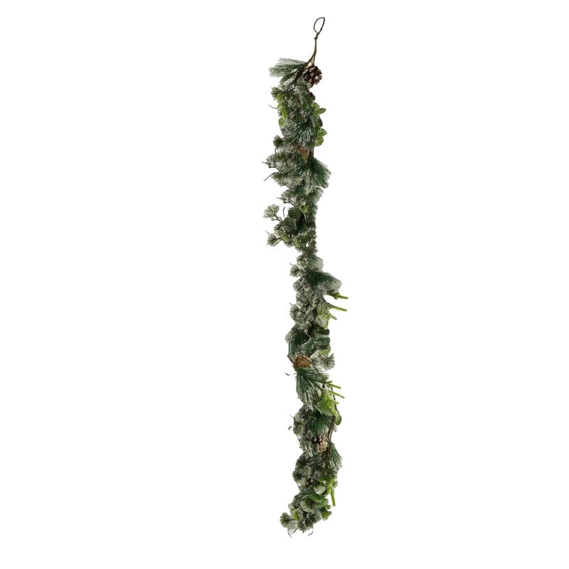 Festone plastica verde cm 125