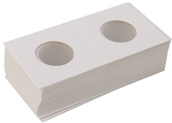 Munizioni in Cartone Rigido da 50 pezzi - Autoadesivo - Supporto di Riposo a Sfoglia - Mylar - 17,5 mm/0,67 pollici - Protezione contro la polvere - Supporto Munizioni