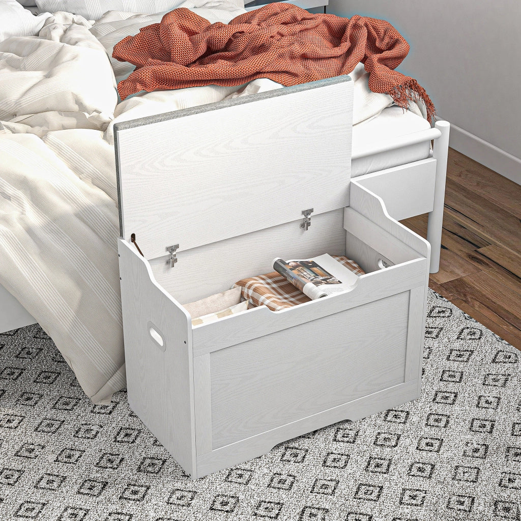 Poltrona con vano contenitore ¨C zephmum ¨C bianco