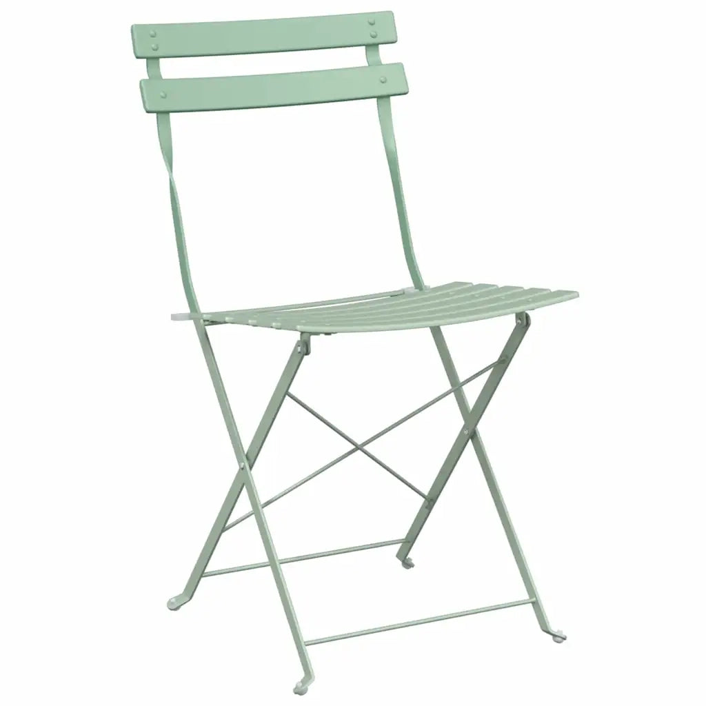 Set Bistro Pieghevole 3 pcs Spuma marina Acciaio 42002970
