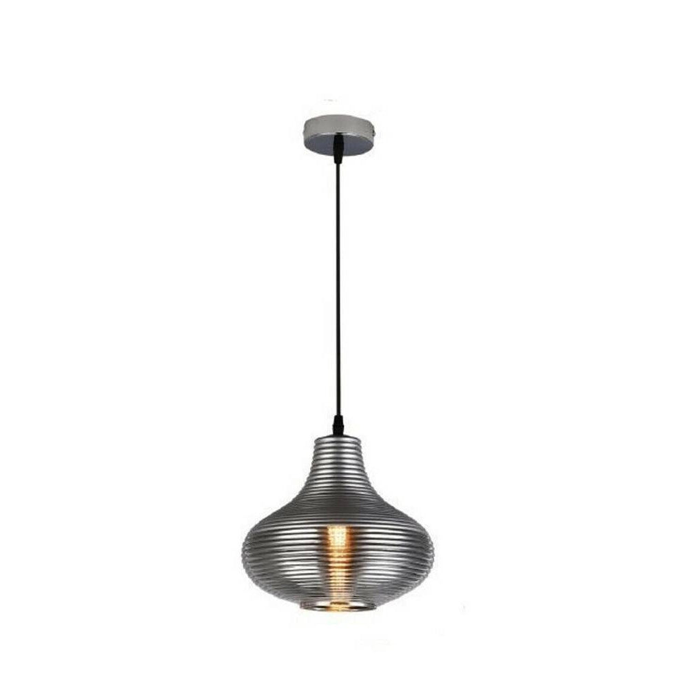 Trade Shop - Lampadario Da Soffitto A Goccia In Vetro Lampada Sospensione Attacco E27 A36-02 -