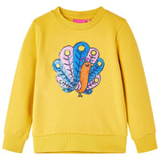 Felpa per Bambini Ocra Scuro 92cod mxl 132271