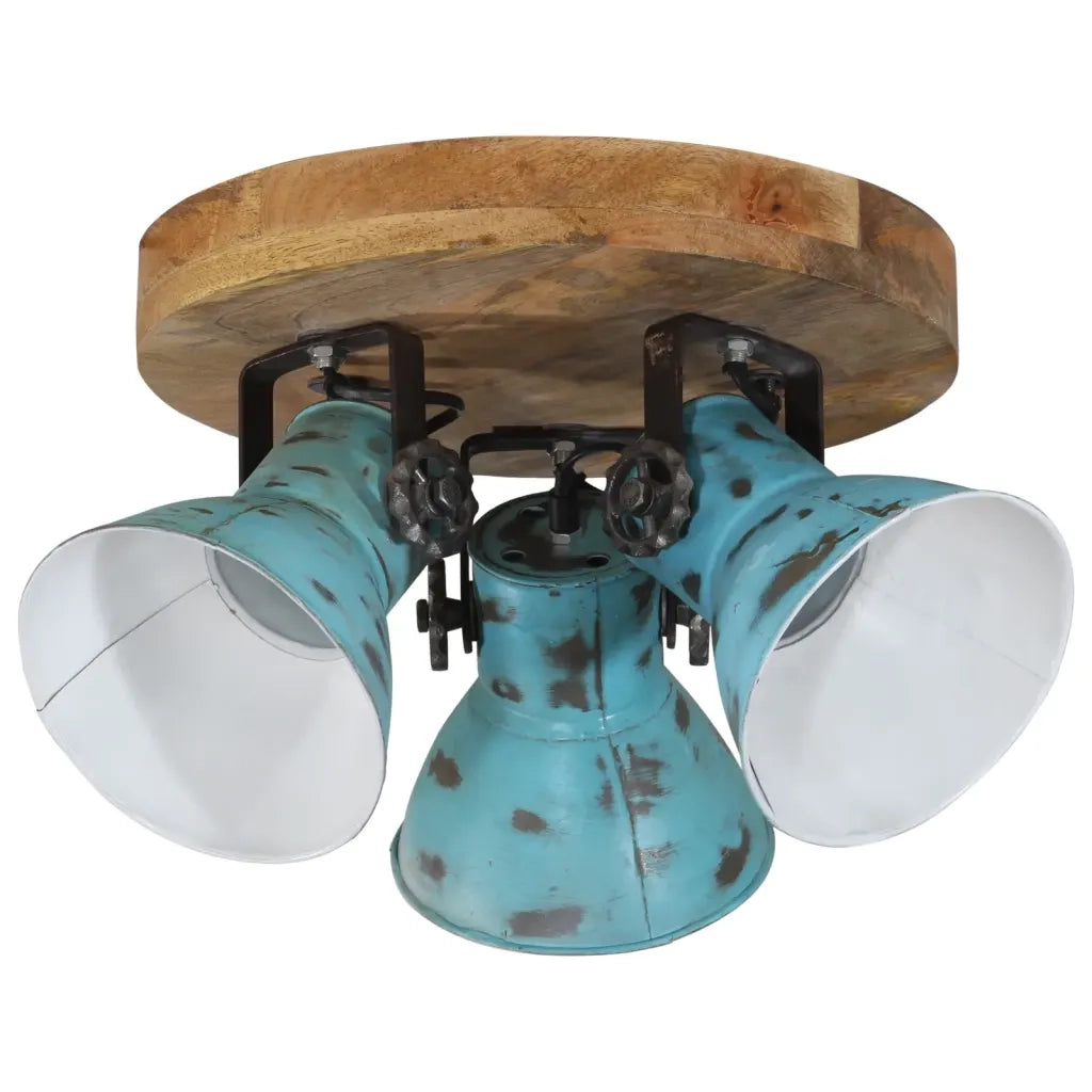 Lampada da Soffitto 25 W Blu Anticato 35x35x25 cm E27 CFW2732868
