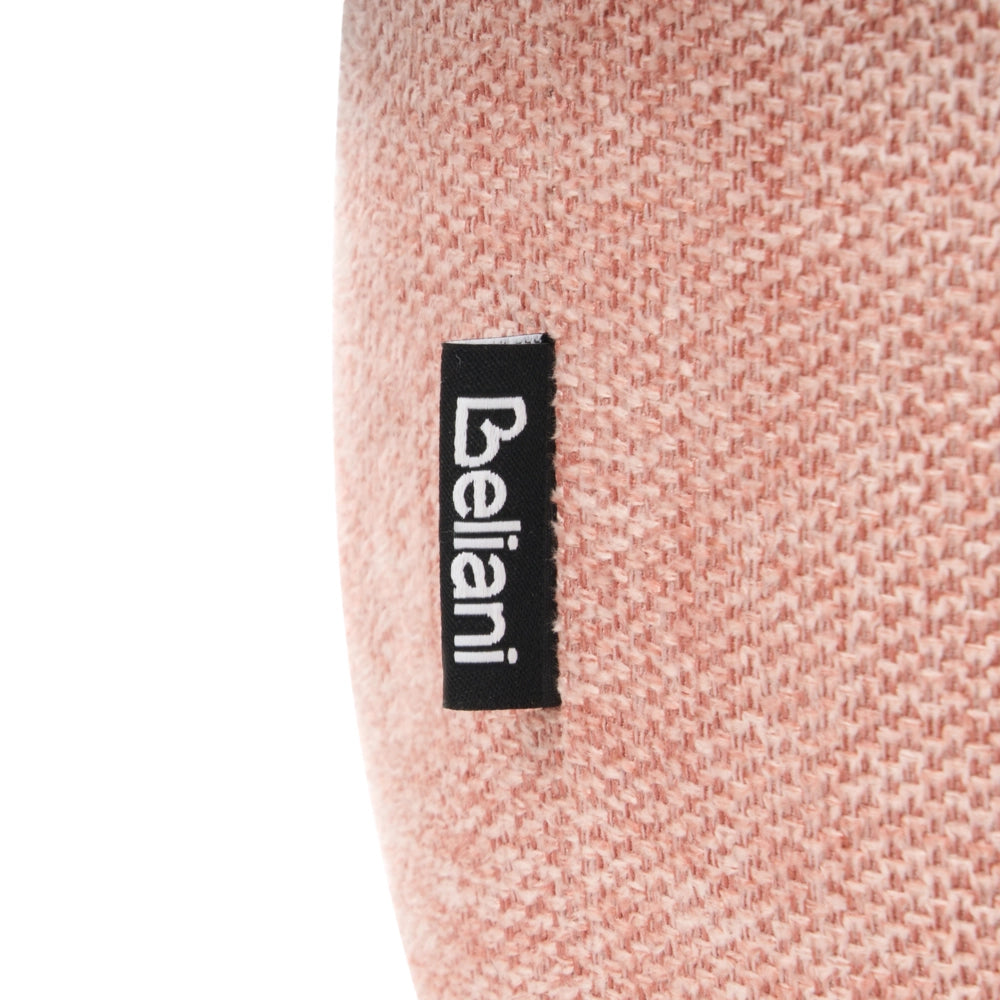 Panca rettangolare in tessuto rosa, 69 x 38, poggiapiedi, elemento decorativo per soggiorno e camera da letto