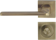 Set di maniglie per porta in bronzo per bagno con Time-QR M3