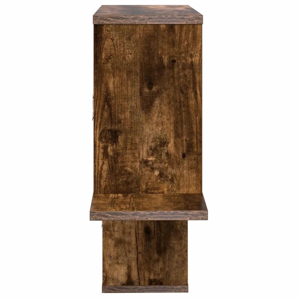 Scaffale da parete Rovere Fumo 122 x 18 x 60 cm 8012184