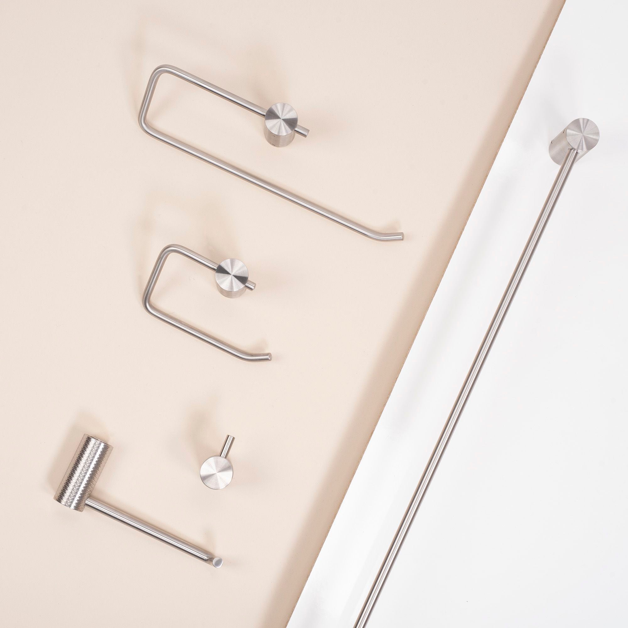 Portasciugamano Da Bagno 9710 Prism Brush Nickle