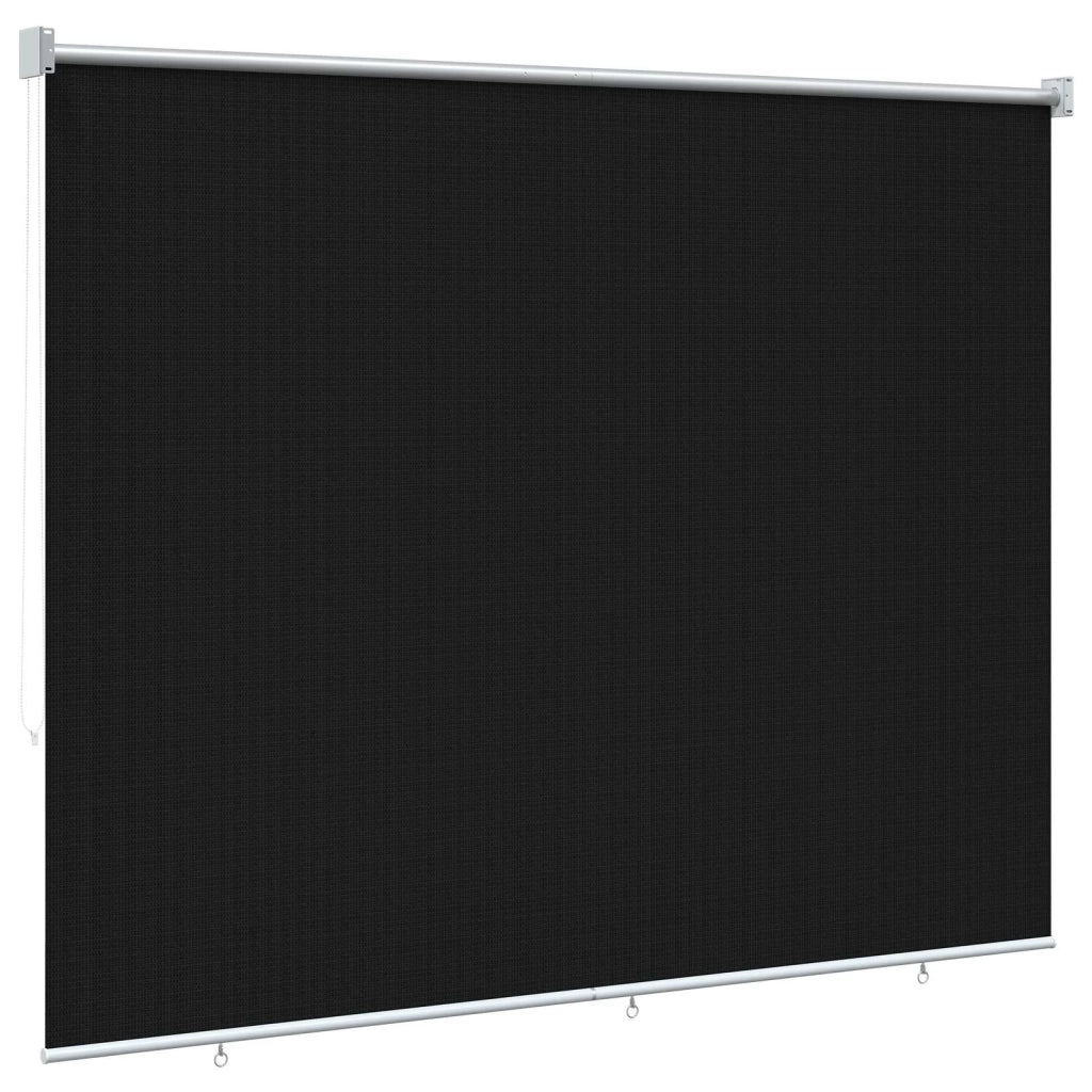 Tenda a Rullo Esterno Blocco UV 90% Nero 200 x 140 cm HDPE 42036071