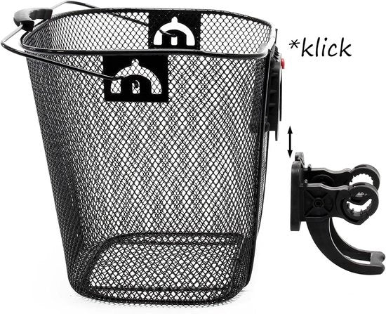 Carrello per Bicicletta per Spese 32,5 x 24 x 26,5 cm