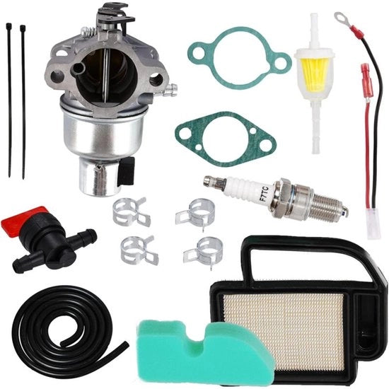 Adattabile per carburatore 20 853 33-s + 20 083 02-s Set di regolazione filtro d'aria per motori 253t Courage SR470 SR530 SR540 SR541 SR590 SR591 SR600 SR601 SR610 SR620 Husqvarna Toro MTD Cub Cadet