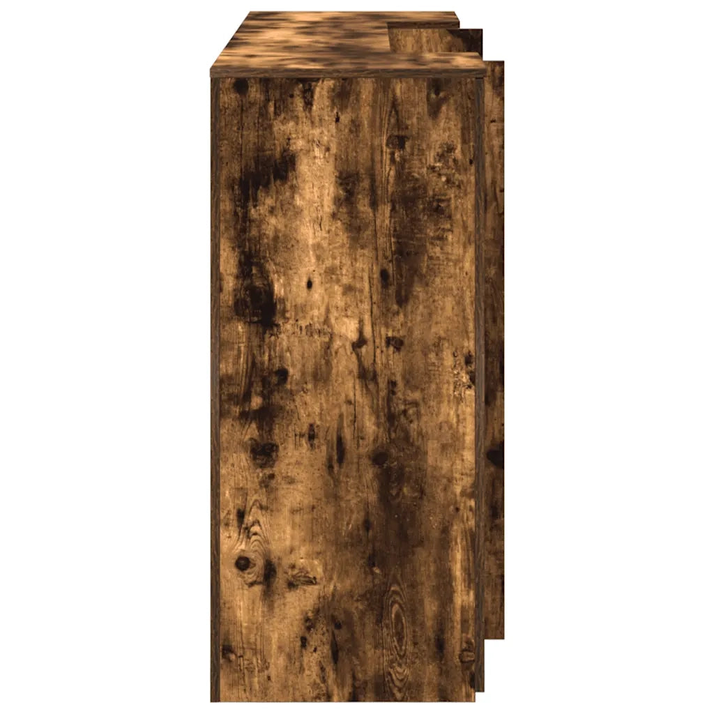 vidaXL Banco Reception Rovere Fumo 180x50x103,5cm in Legno Multistrato