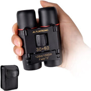 Telescopio HD 30x60 mini compattibile, impermeabile, portatile, pieghevole, in formato taschino, leggero e compattibile per adulti, per sightseeing, per osservazione degli uccelli, per escursioni