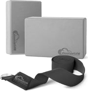 Set di Yogablokken da 2 - blocchi EVA per yoga con alta densità - design premium - antiscivolo e portatile - miglioramento della forza, dell'equilibrio e della flessibilità