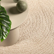 Tappeto ZIZUR Beige 60x110 cm Aspetto Iuta Interni ed Esterni 4010401