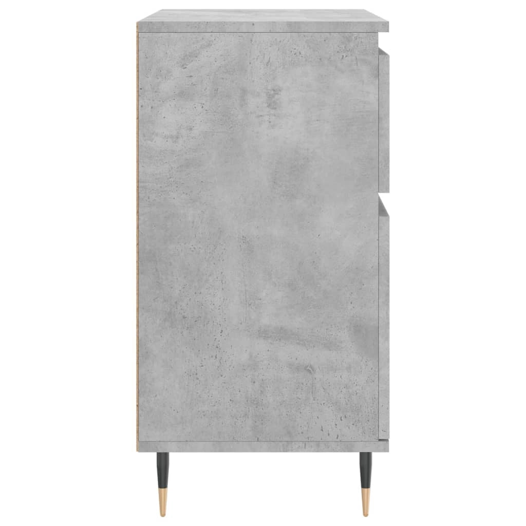 Buffet credenza cassettiera armadio mobile contenitore organizer per cucina soggiorno salotto 60 x 35 x 70 cm legno ingegnerizzato grigio 02_0031988