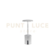 LAMPADA DA TAVOLO RICARICABILE LED LIBERTY CROMO 2W 300LM 3000K DIMMERABILE IP44 10X22CM