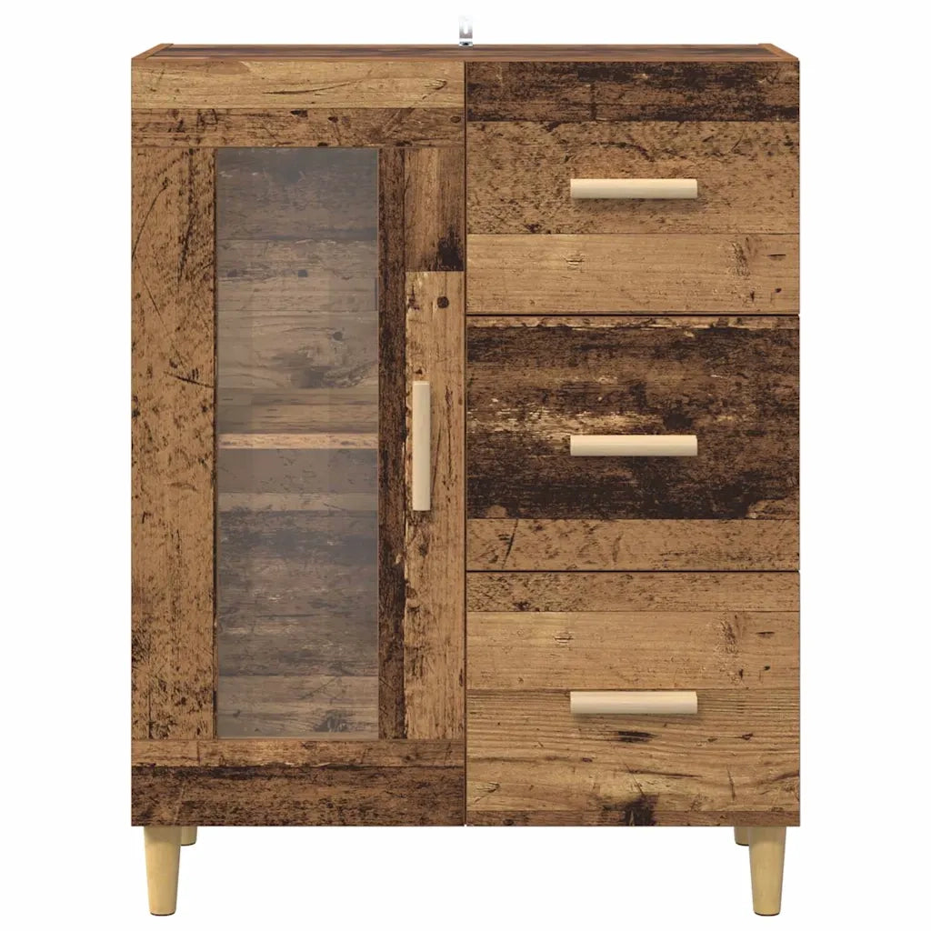 Credenza-Buffet-Armadio da cucina Legno vecchio 69,5 x 34 x 90 cm Legno multistrato 811247