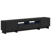 Mobile TV LED a 5 pezzi Nero Legno ingegnerizzato 3416414