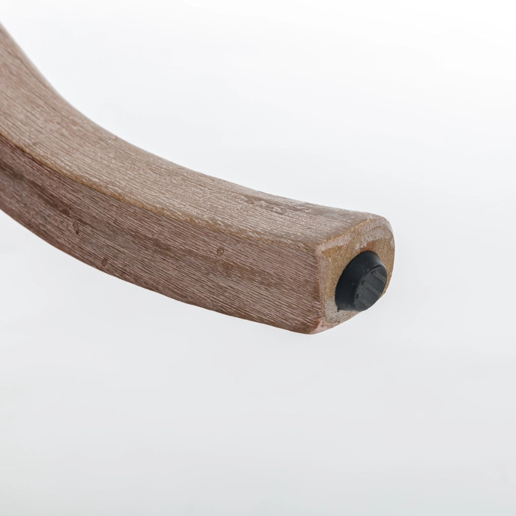 Set di 2 sedie da pranzo con schienale alto; capitonné e struttura in legno in velluto beige