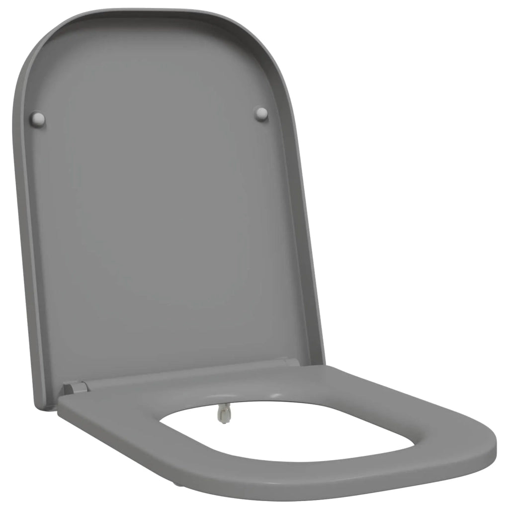 Sedile del WC Grigio 47,5 x 35 x 3,6 cm Duroplast 42002359