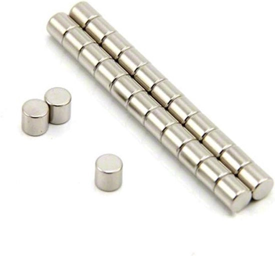 Magnetodi neodimio 5 mm di diametro - 0,76 kg di forza di attrazione - 50 pezzi - circolare