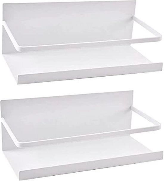 Raccoglitore per frigorifero, 2 pezzi, magnetico, raccoglitore erbe, frigorifero, organizzatore, risparmia spazio in cucina