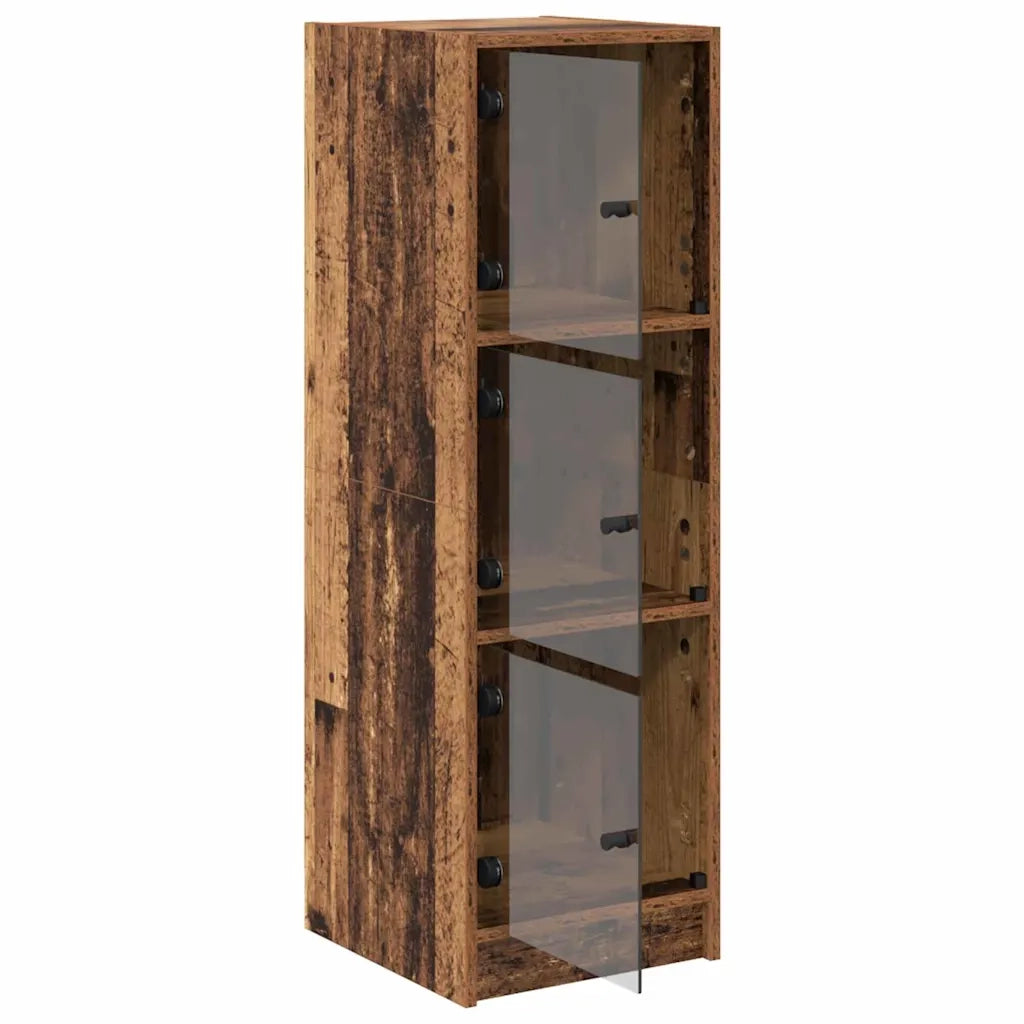 Credenza | Madia | Buffet da pranzo | Armadio da pranzo Legno vecchio 35 x 37 x 109 cm Legno multistrato
