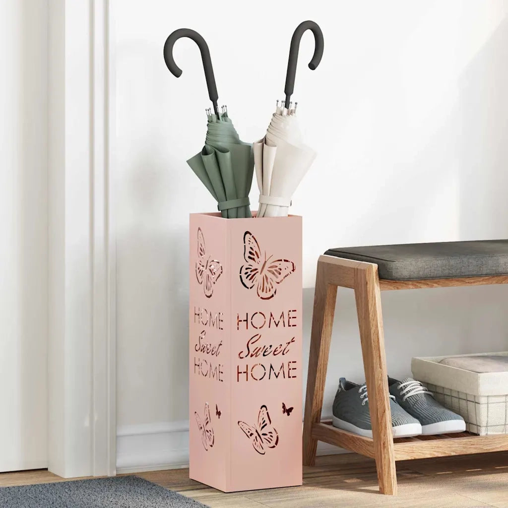 Supporto per Ombrellone Rosa 15,5 x 15,5 x 49 cm Metallo CFW7920390