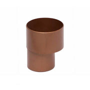 Riduzione ø100x80 (bicchiere sul ø maggiore) per pluviale : Colore - Rame rosso