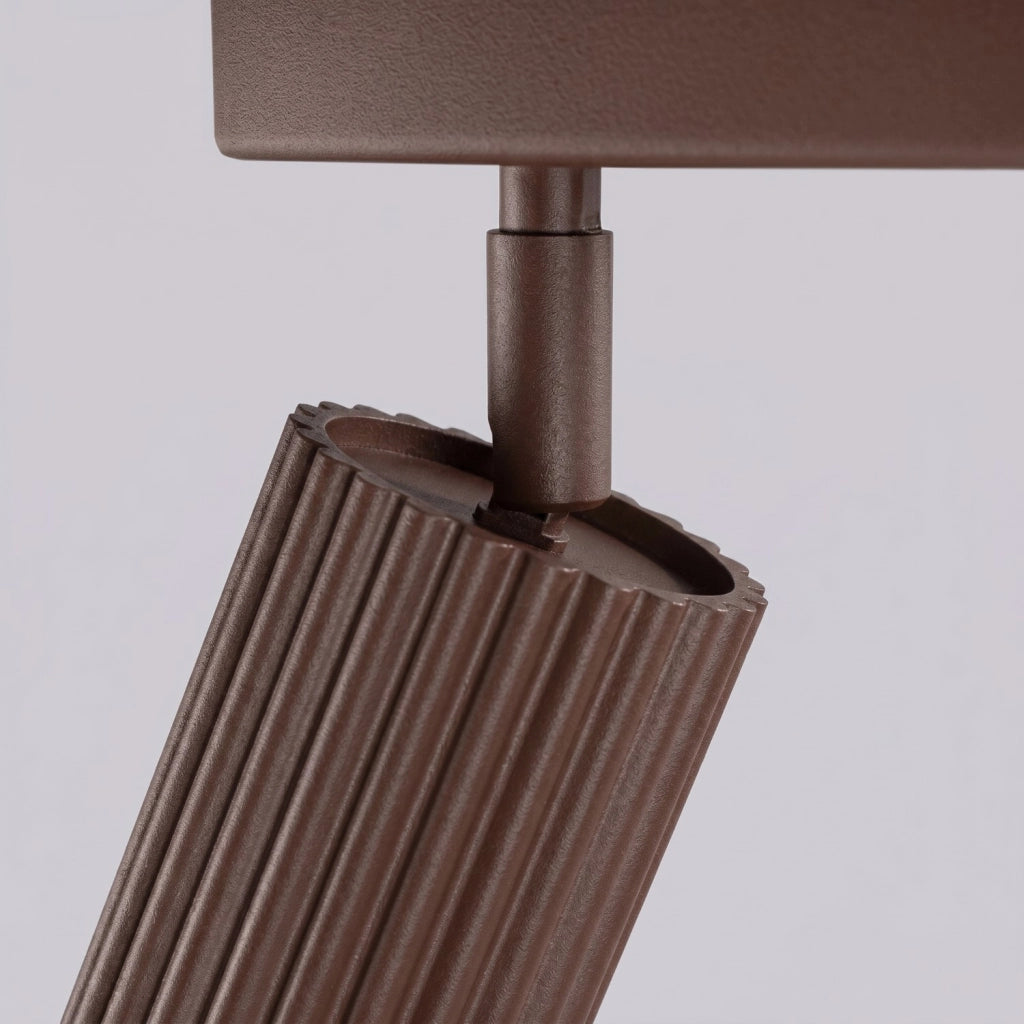 Plafoniera KARBON 6L marrone
