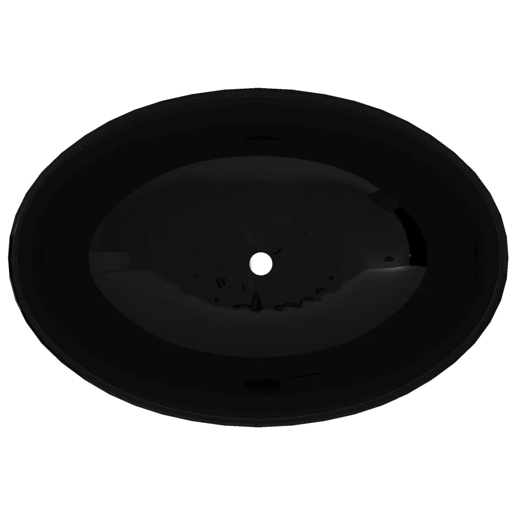 Lavabo ovale da bagno 40 x 33 cm in ceramica nera 02_0002481