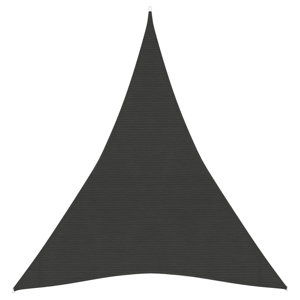 Vela ombreggiante/ombrellone 160 g/m² antracite 4 x 5 x 5 m HDPE 02_0008936