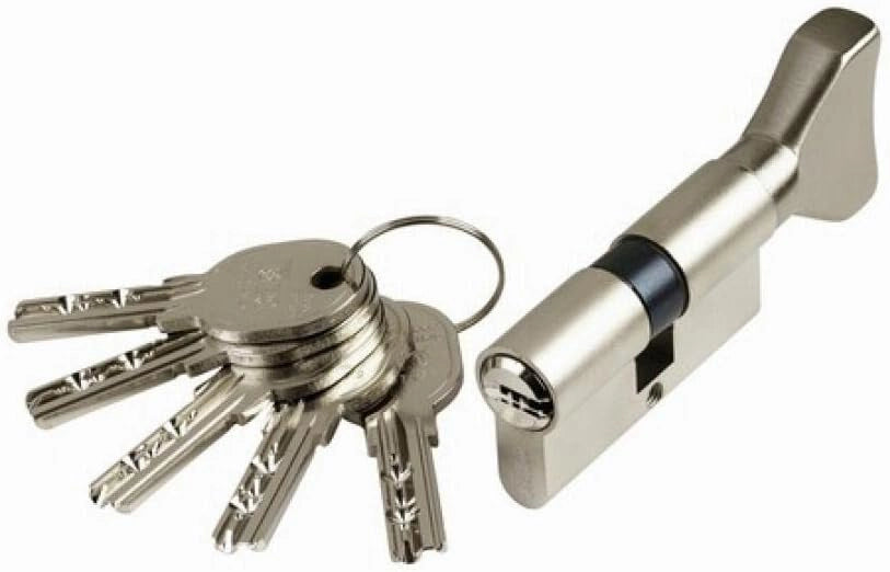 Cilindro Cavers ISEO City ISR6 - Manopola - Vario - Nichelato - 30B x 70 mm